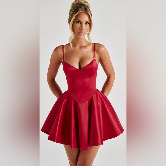 Babyboo POPPY MINI DRESS - RED - Picture 6 of 12